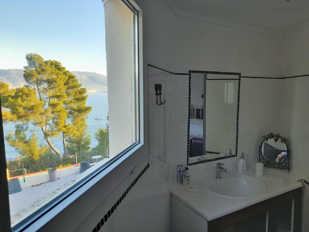 Villa-Chateau Les Terrasses - Tamaris, Plage Des Sablettes, Mer Au Bas De La Propriete La Seyne-sur-Mer Dış mekan fotoğraf