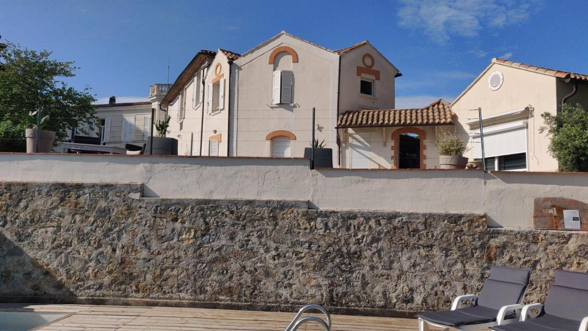 Villa-Chateau Les Terrasses - Tamaris, Plage Des Sablettes, Mer Au Bas De La Propriete La Seyne-sur-Mer Dış mekan fotoğraf